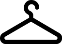 check, coat, hanger svg vector icon