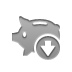 piggybank,down icon