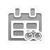 calendar,year,binoculars icon