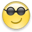 cool, smiley icon