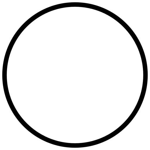Circle svg vector icon