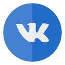 circle, media, social, vk svg vector icon