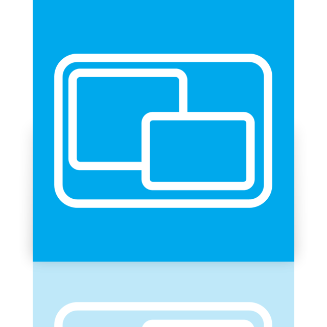 desktop, mirror icon