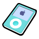 ipod,nano,blue icon