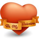 be my valentine, heart, love, valentine's day icon