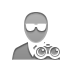 agent,binoculars icon