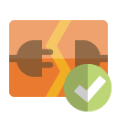 disconnect,checkmark icon