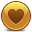 heart, yellow icon
