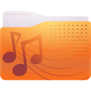folder, sound icon