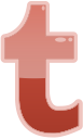 media, social, t, tumblr svg vector icon