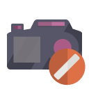camera,cancel icon