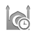 mosque,clock icon
