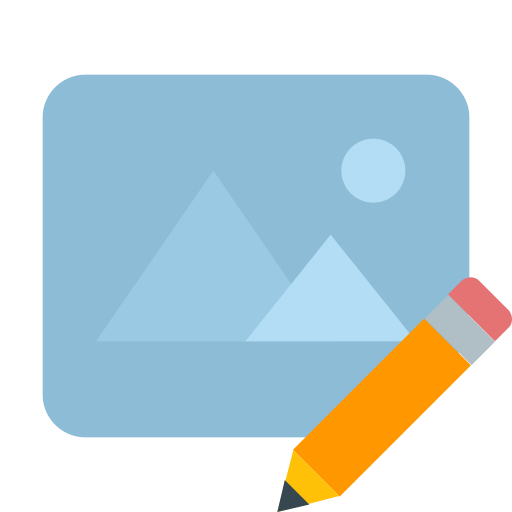 Edit Image svg vector icon