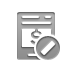 invoice,cancel icon