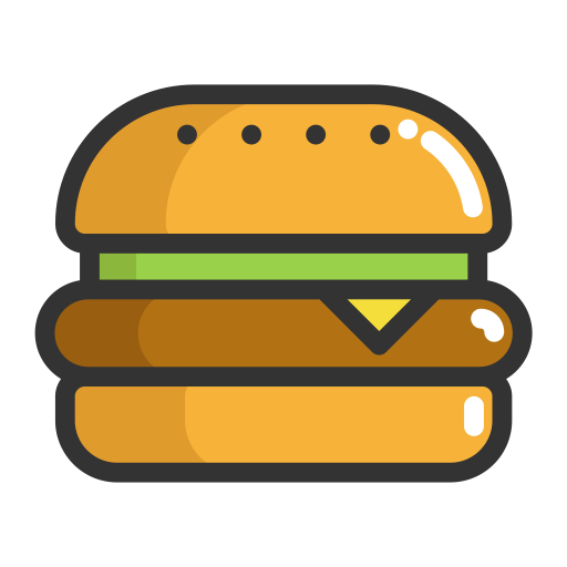 Hamburger Burger svg vector icon