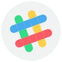 logo, media, slack, social svg vector icon