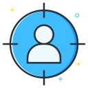 employee, job, seeker, target, unemployee, work svg vector icon