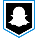 logo, media, snapchat, social svg vector icon