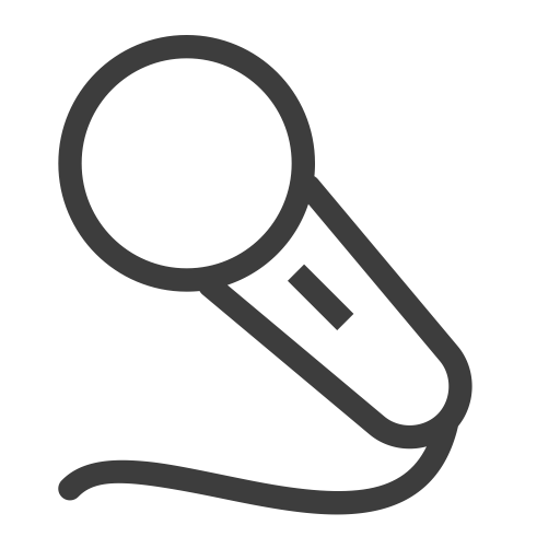 Sing svg vector icon