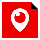 brand, logo, media, periscope, social svg vector icon