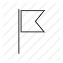 destination, flag, gps, location, map, navigation, pin icon