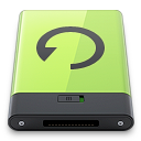 backup, green icon