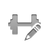 weight,pencil icon