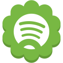 flower, media, round, social, spotify svg vector icon