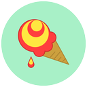 dessert, food, ice cream, summer, sweet icon