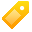tag, yellow icon