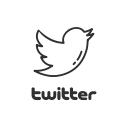 social media, twitter, twitter button, twitter logo svg vector icon