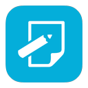 metroui, notepad icon