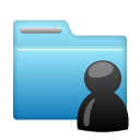 folder, user icon
