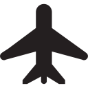 plane, ticket, transportation, vacation svg vector icon