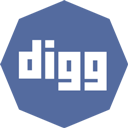 digg, octagon icon