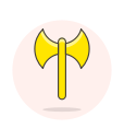 axe, lesbian, sign svg vector icon