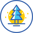 christmas, christmas tree, snow, tree, xmas, новый год svg vector icon