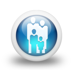 glossy,blue,orb icon