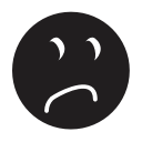 emoji, emotion, smiley, unamused svg vector icon