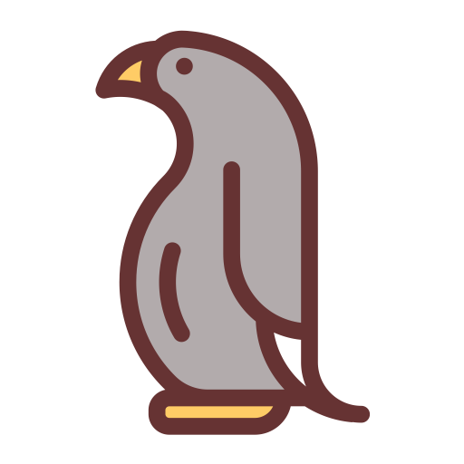 Penguin svg vector icon