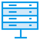 data, database, hosting, multimedia, server, storage, technology svg vector icon