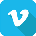 video, vimeo svg vector icon
