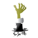 halloween, hand, scary icon