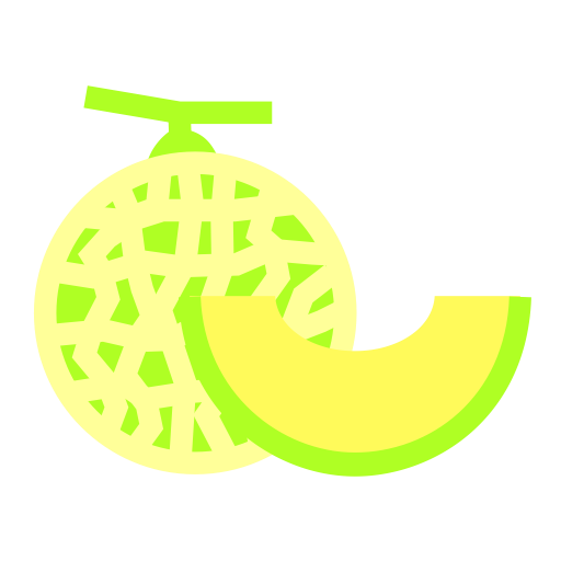 Hami Melon svg vector icon