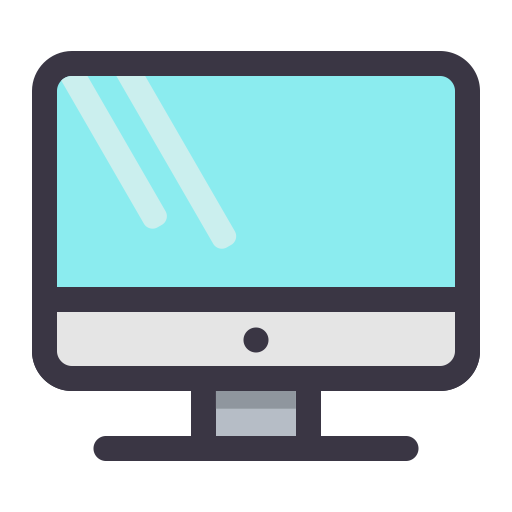 Computer svg vector icon