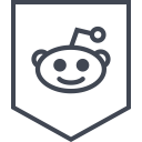 logo, media, reddit, social svg vector icon