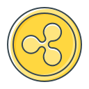 coin, cryptocurrency, ripple, xrp svg vector icon
