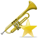trumpet,fav,instrument icon
