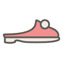 footwear, household, shoes, slipper, slippers, winter, wool svg vector icon