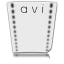 file,avi,video,paper,document icon